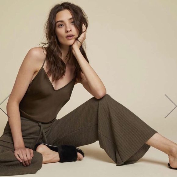 Nation LTD Pants - $115 NATION LTD WAFFLE LOUNGE PANTS OLIVE, S
